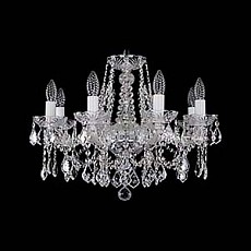Подвесная люстра bohemia ivele crystal 1413 1413-8-200-ni-leafs